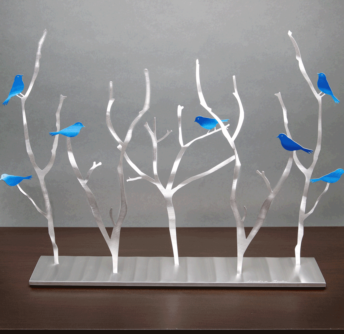 Branching Out 3 & 5 Sondra Gerber Metal Petal Art
