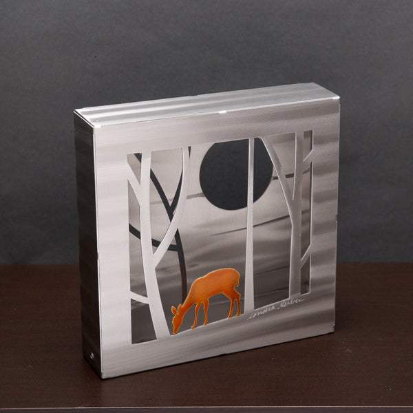 Woodland Box - by Sondra Gerber - ©Sondra Gerber - Metal Petal Art LLC