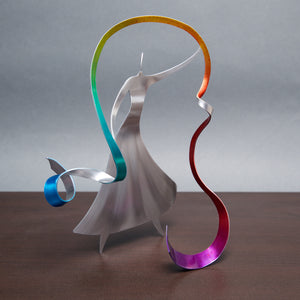 Ribbon Dancer - by Sondra Gerber - ©Sondra Gerber - Metal Petal Art LLC