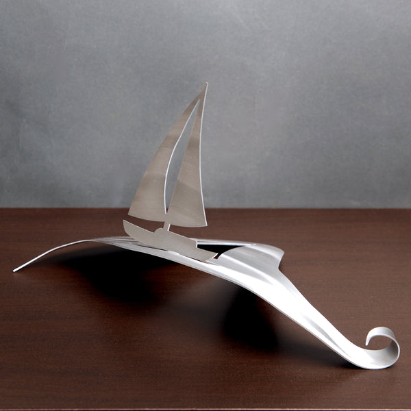 Sail Wave - by Sondra Gerber - ©Sondra Gerber - Metal Petal Art LLC