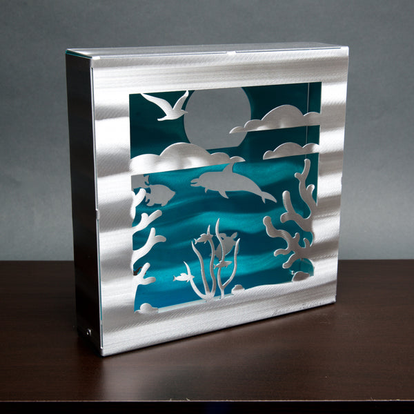 Ocean Box - by Sondra Gerber - ©Sondra Gerber - Metal Petal Art LLC