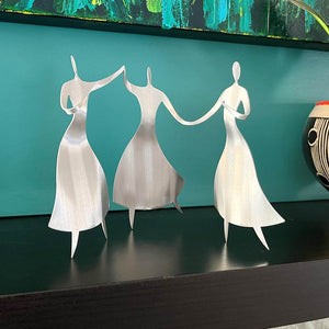 Dancing Ladies - by Sondra Gerber - ©Sondra Gerber - Metal Petal Art LLC