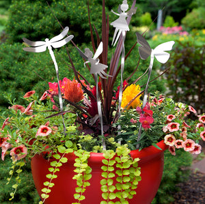 Flutter Garden Picks - by Sondra Gerber - ©Sondra Gerber - Metal Petal Art LLC