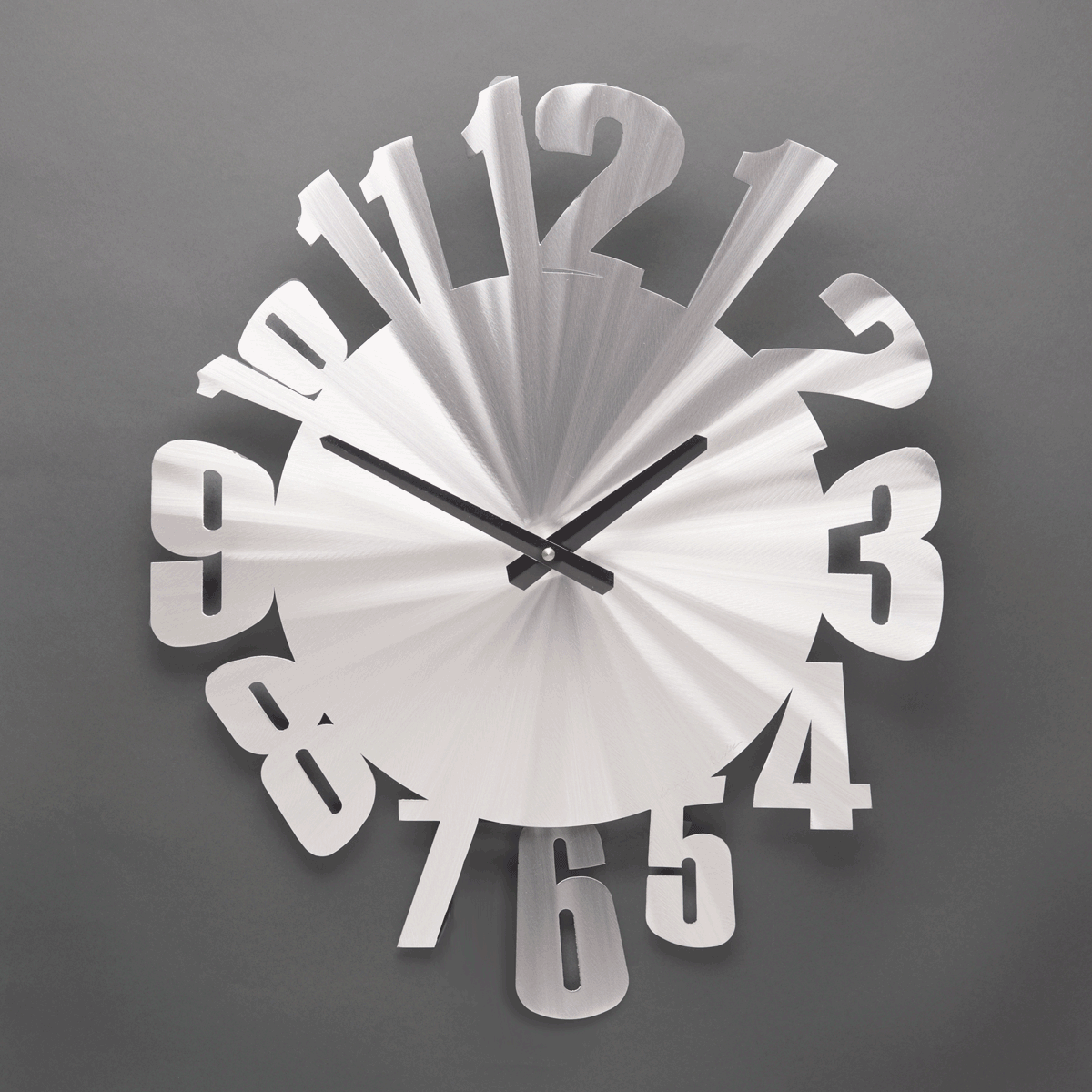 Warped Clock with Pendulum - by Sondra Gerber - ©Sondra Gerber - Metal Petal Art LLC